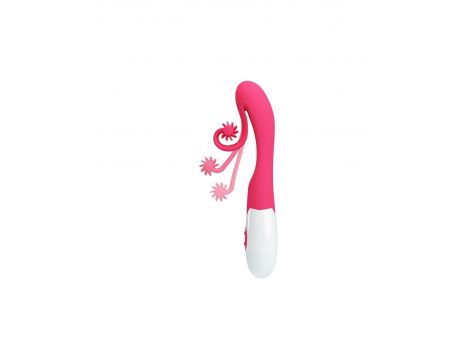 Stymulator łechtaczki silikonowy Pretty Love Romance różowy 30 wibracji - 2