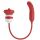 Wibrator różany z lizaniem Pretty Love czerwony USB