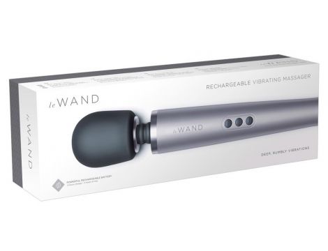 LE WAND GREY RECHARGEABLE MASSAGER