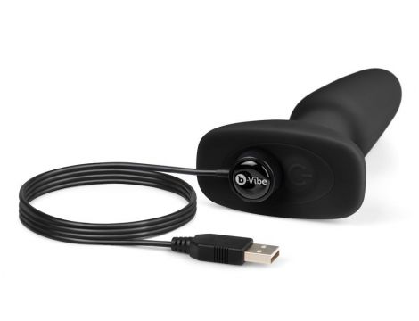 B-VIBE RIMMING PLUG 2 BLACK - 6