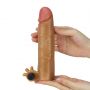 Przedłużka silikonowa wibrująca Lovetoy dodająca 5 cm - 4