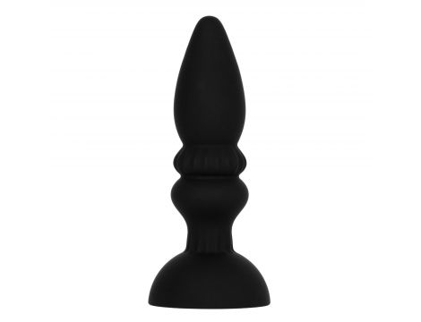 Wibrujący korek analny silikonowy B Series Fox z app 14 cm - 4