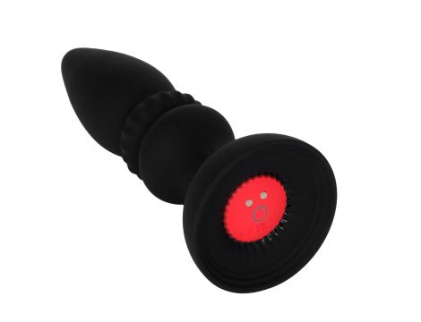 Wibrujący korek analny silikonowy B Series Fox z app 14 cm - 5
