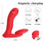 Wibrator silikonowy z ruchem palca podgrzewany APP B Series Fox 14 cm - 7
