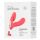 Wibrator silikonowy z ruchem palca podgrzewany APP B Series Fox 14 cm