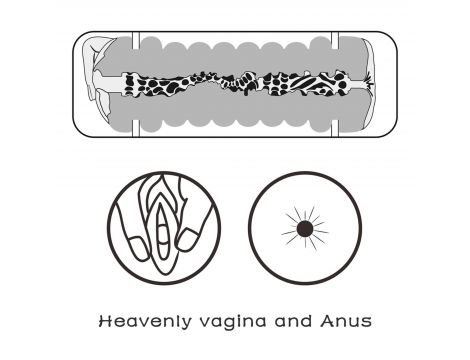 Masturbator Virgin Skin Blowout Lovetoy dwustronny 22 cm - 11