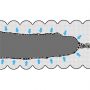 Masturbator Virgin Skin Blowout Lovetoy dwustronny 22 cm - 4