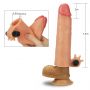 Wibrująca silikonowa przedłużka na penisa Lovetoy 5 cm - 2
