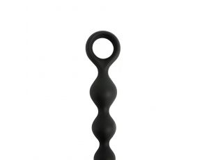 Koraliki analne silikonowe Fantasy czarne 20 cm