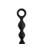 Koraliki analne silikonowe Fantasy czarne 20 cm - 2
