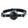 Knebel oddychający Fantasy czarny regulowany 63 cm