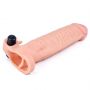 Wibrująca przedłużka na penisa Lovetoy TPE 19 cm - 6