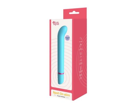 Wibrator punktu G Dreamtoys Love Signal Spot On Slim silikonowy USB