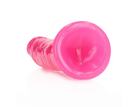 Dildo realistyczne RealRock z przyssawką świecące w ciemności 20 cm - 4