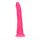 Dildo realistyczne RealRock z przyssawką świecące w ciemności 20 cm