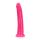 Dildo realistyczne slim z przyssawką RealRock świecące w ciemności 22,5 cm