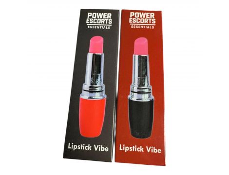 Mini wibrator szminkowy Power Escorts czerwony 9,5 cm - 6