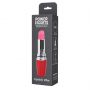 Mini wibrator szminkowy Power Escorts czerwony 9,5 cm - 4