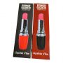 Mini wibrator szminkowy Power Escorts czerwony 9,5 cm - 7