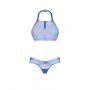Błękitny Shaderi top i stringi Obsessive M/L - 5