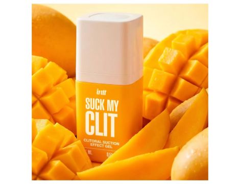 Żel ssący wibrujący chłodzący Intt Suck My Clit mango 15 ml - 6