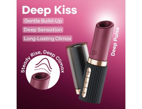 Stymulator łechtaczki Satisfyer Deep Kiss silikonowy USB - 3