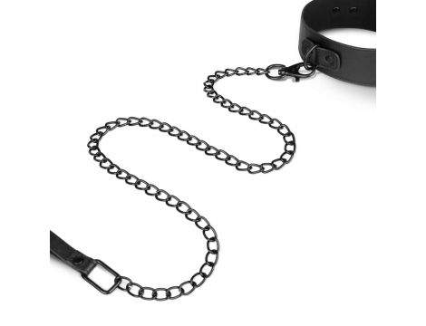 Obroża ze smyczą Bedroom Fantasies skóra syntetyczna czarna - 10