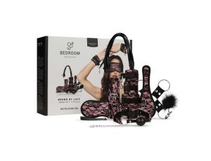 Zestaw bondage Bound by Lace koronkowy czarny