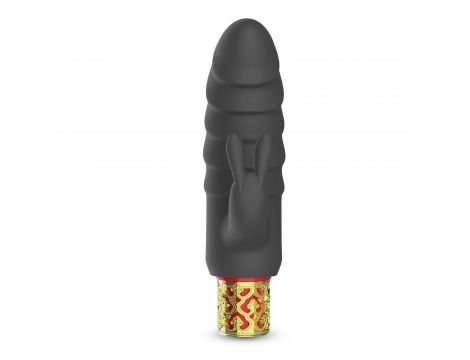 Mini wibrator Crushious Romanov z silikonową nakładką 13 cm - 3