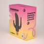 Mini wibrator Crushious Romanov z silikonową nakładką 13 cm - 13