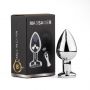 Metalowy wibrujący korek analny L z pilotem USB HeavyFun - 2