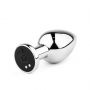 Metalowy wibrujący korek analny L z pilotem USB HeavyFun - 5