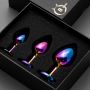 Zestaw korków analnych ze stali nierdzewnej multicolor B Series HeavyFun - 10