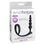 ANAL FANTASY COLLECTION ASS-GASM COCKRING ANAL BEADS BLACK - 2