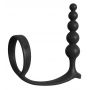 ANAL FANTASY COLLECTION ASS-GASM COCKRING ANAL BEADS BLACK - 3