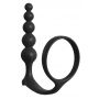 ANAL FANTASY COLLECTION ASS-GASM COCKRING ANAL BEADS BLACK - 5