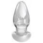 Wydrążony korek analny Anal Fantasy Elite szklany 12 cm - 3