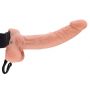 FETISH FANTASY SERIES 9 INCH HOLLOW STRAP-ON WITH BALLS LIGHT - 3
