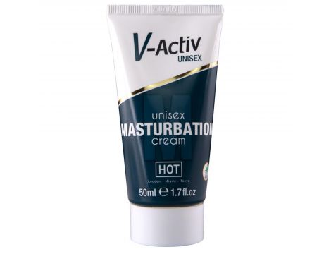 Krem do masturbacji rozgrzewający z CBD Hot VActiv unisex 50ml - 2