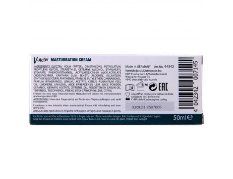 Krem do masturbacji rozgrzewający z CBD Hot VActiv unisex 50ml - 7