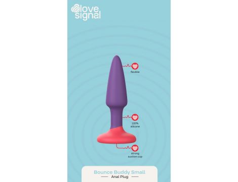 Korek analny silikonowy Bounce Buddy Small 9 cm Dream Toys - 3