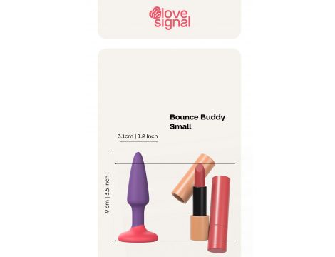 Korek analny silikonowy Bounce Buddy Small 9 cm Dream Toys - 4