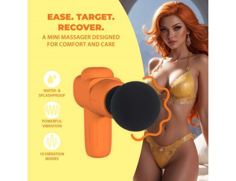Mini Rechargable Microboost Massager - Orange - 5