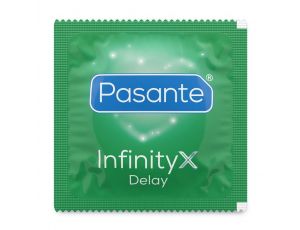 Prezerwatywa opóźniająca Pasante Infinity X Delay naturalna 19 cm 1 sztuka