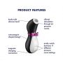 Stymulator Air Pulse Satisfyer Penguin biały USB C - 4