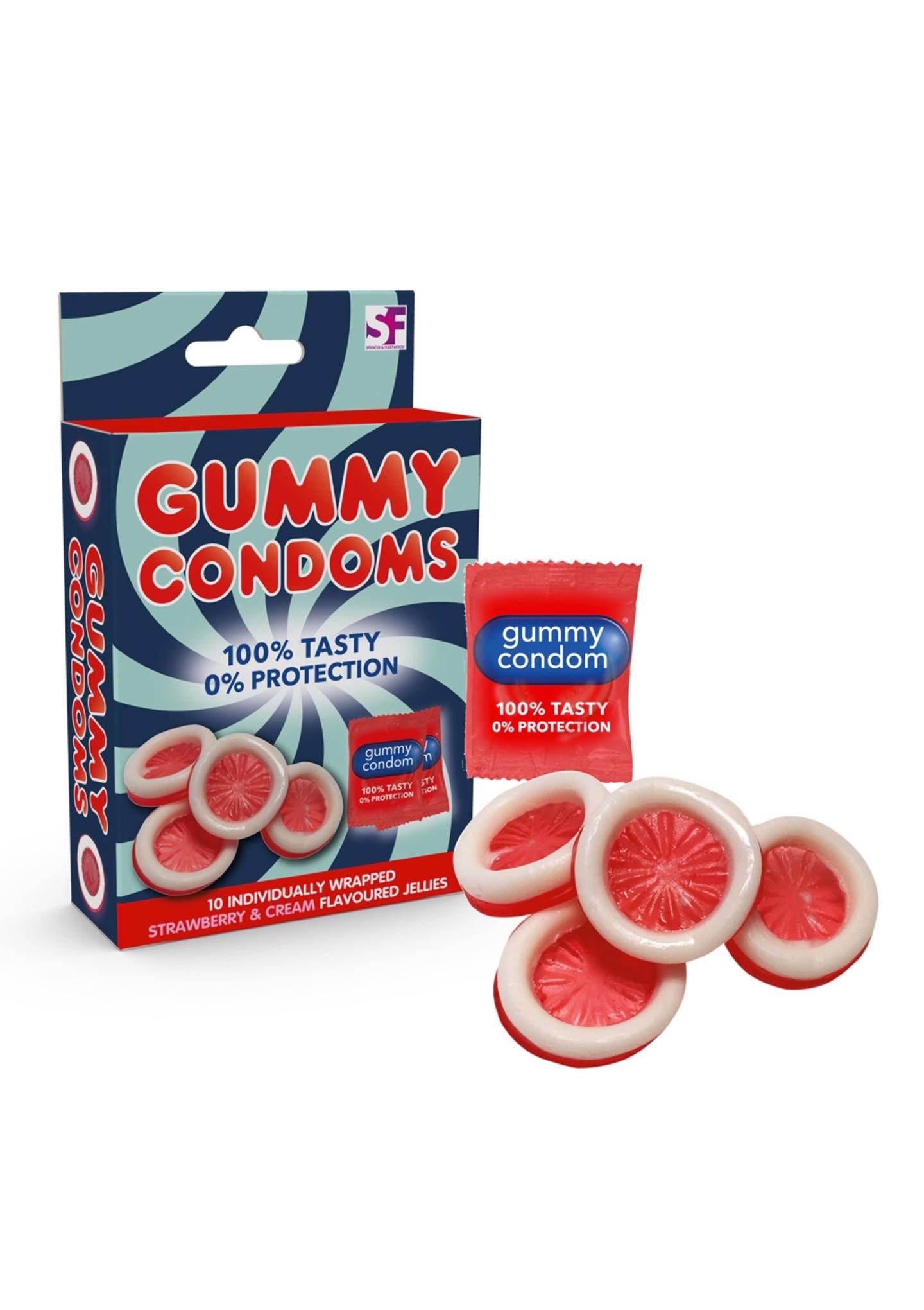 Prezerwatywy cukierkowe Gummy białe