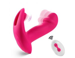 Flicking wearable vibrator