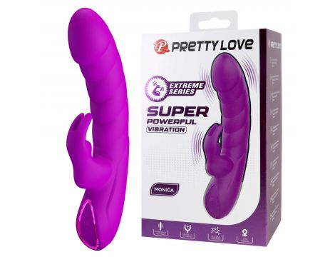 Wibrator króliczek silikonowy Pretty Love Monica 10 trybów