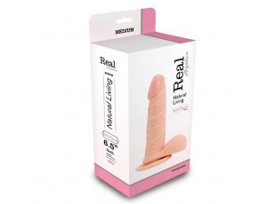 Dildo realistyczne Real Rapture biały 19 cm