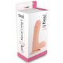 Dildo realistyczne Real Rapture biały 23 cm - 3